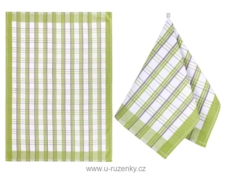 Kuchyňská utěrka 1 ks Zelená 50x70 cm