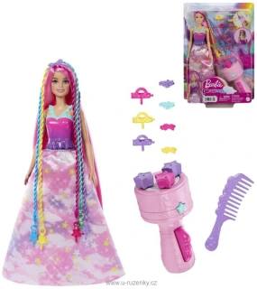 Barbie Dreamtopia panenka princezna zaplétání vlasů