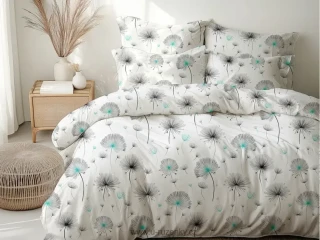 Ložní povlečení flanelové  Chmýří 140 x 220 + 90 x 70