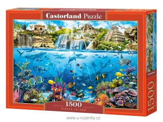 Puzzle Castorland 1500 dílků - Pirátský ostrov