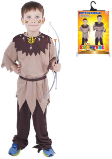 Šaty Indián s páskem vel. M (116-128 cm) 6-8 let